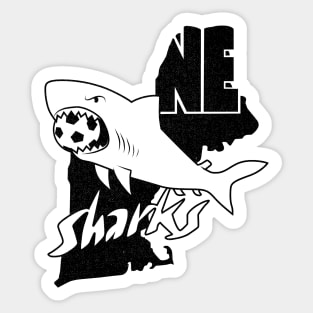 Defunct New England Sharks ASL Soccer 1981 Sticker